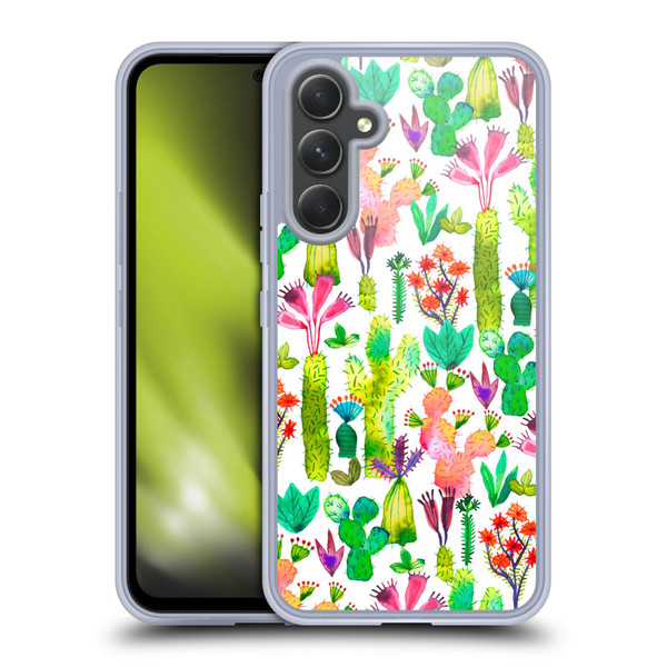 Ninola Summer Patterns Cacti Garden Soft Gel Case for Samsung Galaxy A54 5G