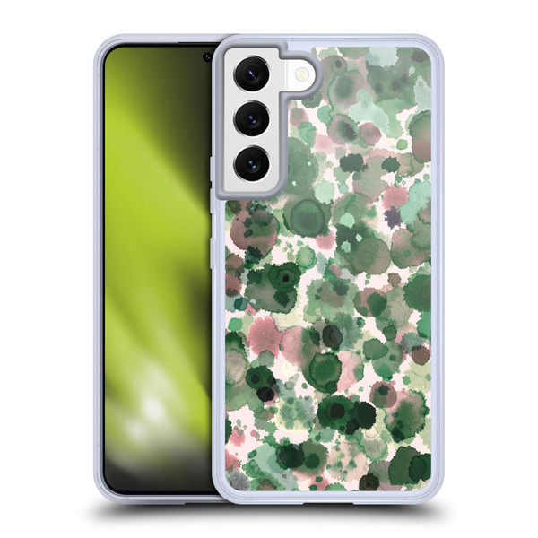 Ninola Pattern Abstract Green Moss Soft Gel Case for Samsung Galaxy S22 5G & MagSafe