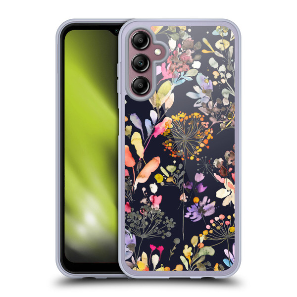 Ninola Wild Grasses Black Soft Gel Case for Samsung Galaxy A14 5G