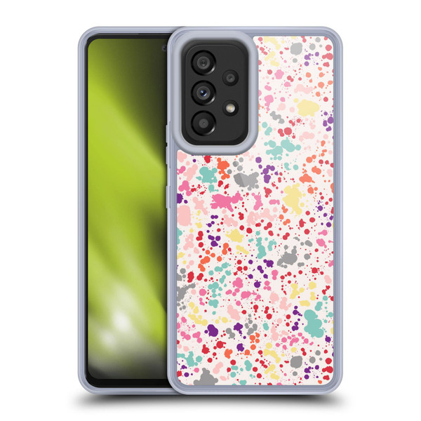 Ninola Patterns Colourful Splatter Drops Soft Gel Case for Samsung Galaxy A53 5G (2022)
