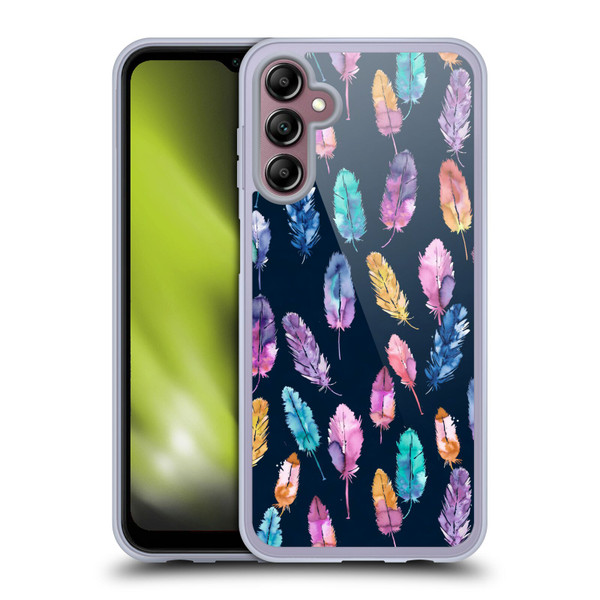 Ninola Patterns 4 Boho Feathers Soft Gel Case for Samsung Galaxy A14 5G