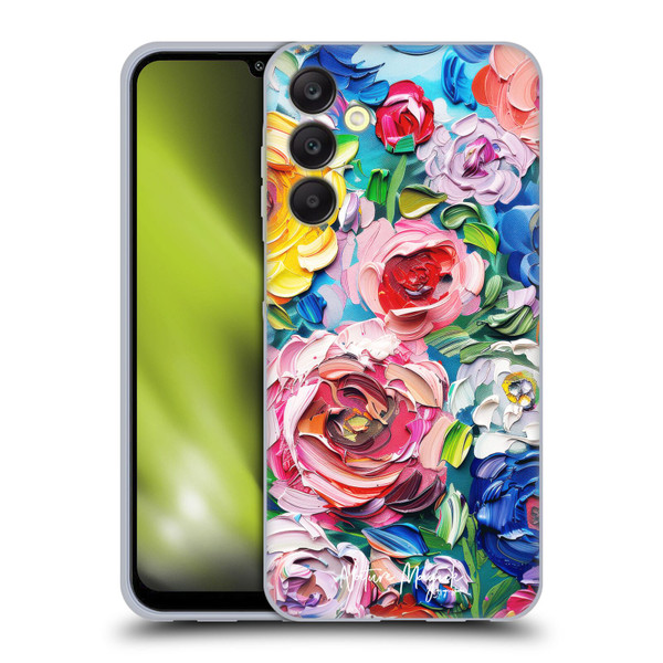 Nature Magick Paint Blobs Bloom Soft Gel Case for Samsung Galaxy A25 5G