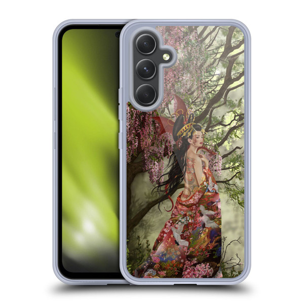 Nene Thomas Deep Forest Asian Silk Soft Gel Case for Samsung Galaxy A54 5G