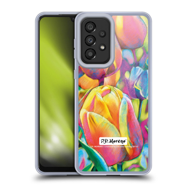 P.D. Moreno Assorted Design Tulips Soft Gel Case for Samsung Galaxy A33 5G (2022)