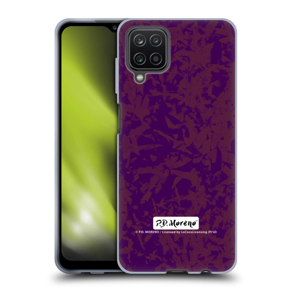 P.D. Moreno Patterns Violet Soft Gel Case for Samsung Galaxy A12 (2020)