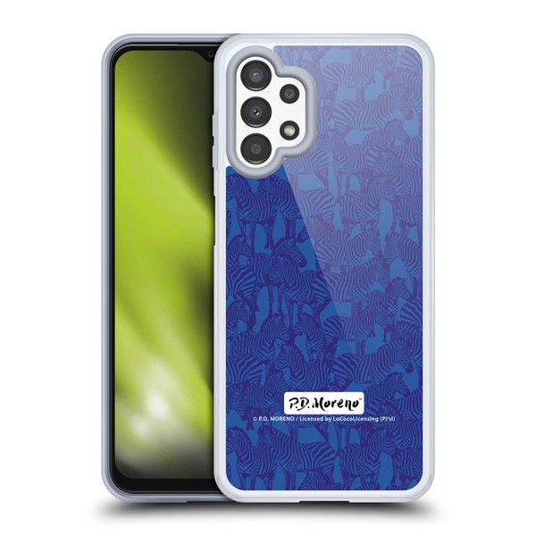 P.D. Moreno Patterns Zebra Soft Gel Case for Samsung Galaxy A13 (2022)