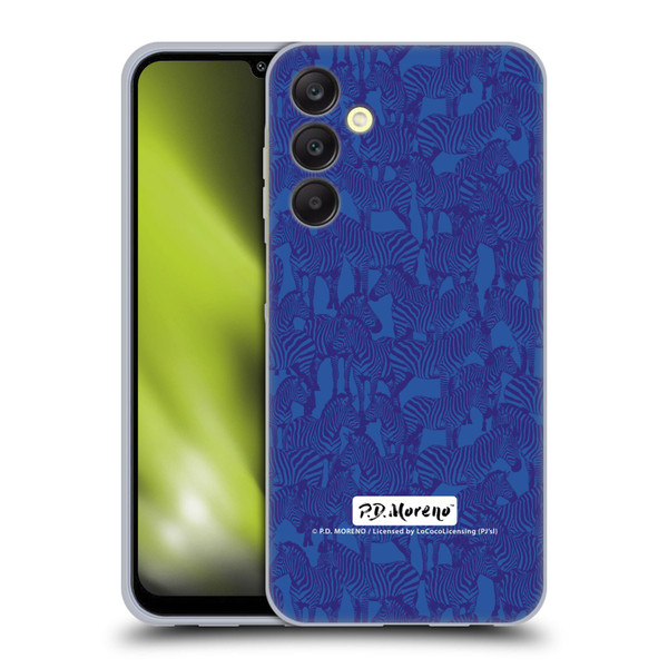 P.D. Moreno Patterns Zebra Soft Gel Case for Samsung Galaxy A25 5G