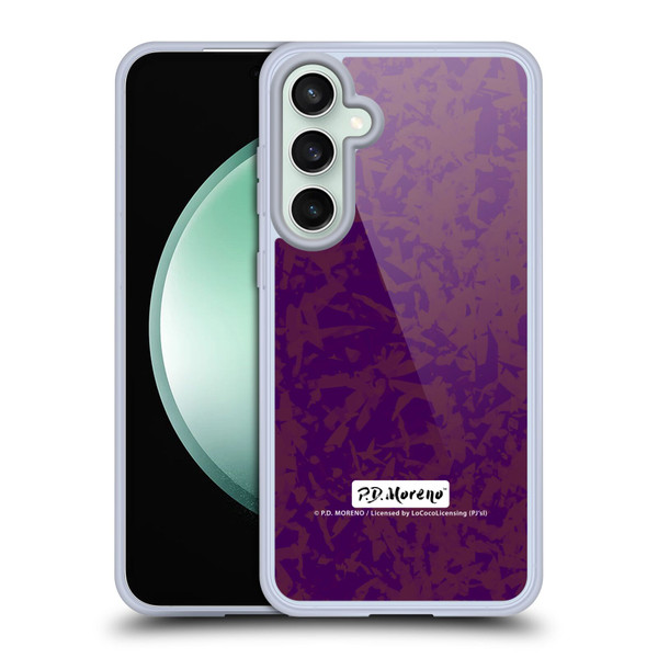 P.D. Moreno Patterns Violet Soft Gel Case for Samsung Galaxy S23 FE 5G & MagSafe