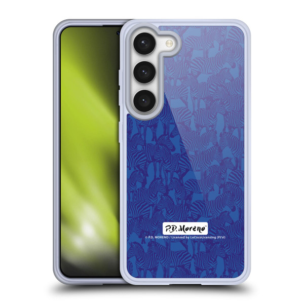 P.D. Moreno Patterns Zebra Soft Gel Case for Samsung Galaxy S23 5G & MagSafe