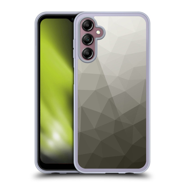 PLdesign Geometric Patterns Gray Gradient Mesh Soft Gel Case for Samsung Galaxy A14 5G