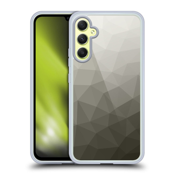 PLdesign Geometric Patterns Gray Gradient Mesh Soft Gel Case for Samsung Galaxy A34 5G