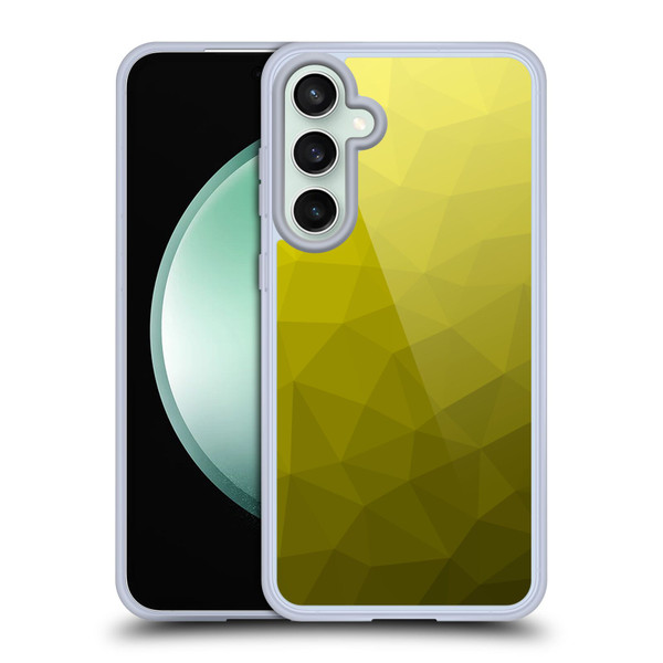 PLdesign Geometric Patterns Yellow Gradient Mesh Soft Gel Case for Samsung Galaxy S23 FE 5G & MagSafe
