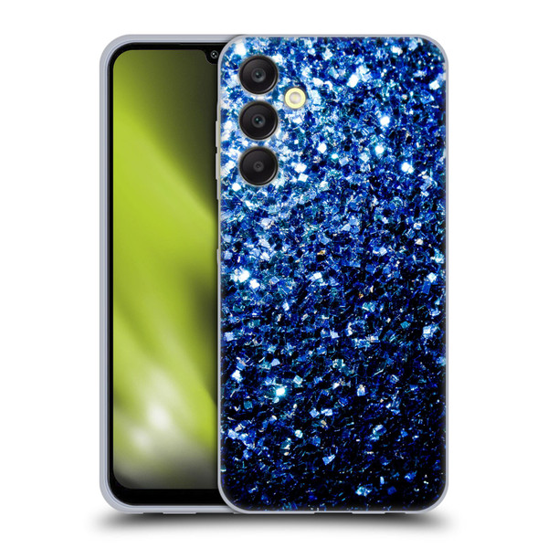 PLdesign Glitter Sparkles Dark Blue Soft Gel Case for Samsung Galaxy A25 5G