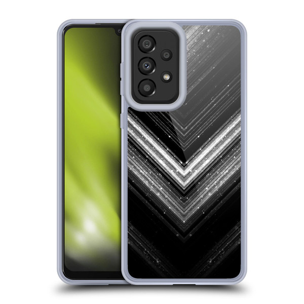 PLdesign Sparkly Metallic Silver Soft Gel Case for Samsung Galaxy A33 5G (2022)