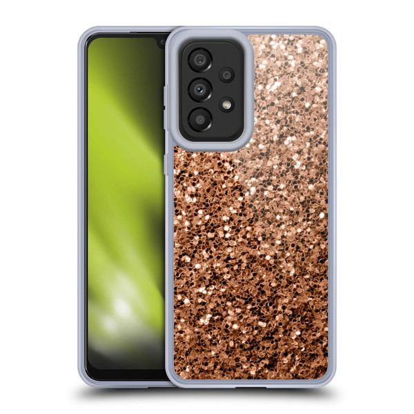 PLdesign Sparkle Prints Bronze Soft Gel Case for Samsung Galaxy A33 5G (2022)