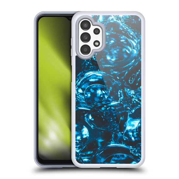 PLdesign Water Marbles Soft Gel Case for Samsung Galaxy A13 (2022)