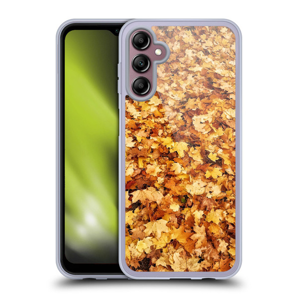PLdesign Flowers And Leaves Fall Maple Soft Gel Case for Samsung Galaxy A14 5G