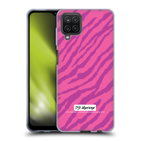 P.D. Moreno Patterns Pink Zebra Soft Gel Case for Samsung Galaxy A12 (2020)