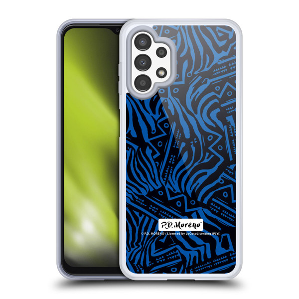 P.D. Moreno Patterns Tribal Zebra Soft Gel Case for Samsung Galaxy A13 (2022)
