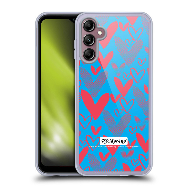 P.D. Moreno Patterns Hearts 2 Soft Gel Case for Samsung Galaxy A14 5G