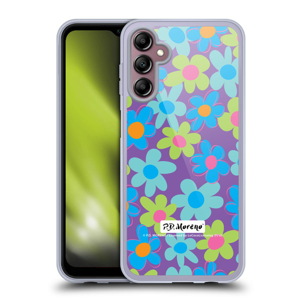 P.D. Moreno Patterns Purple Soft Gel Case for Samsung Galaxy A14 5G