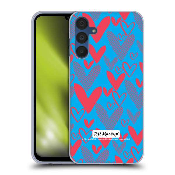 P.D. Moreno Patterns Hearts 2 Soft Gel Case for Samsung Galaxy A15 & MagSafe