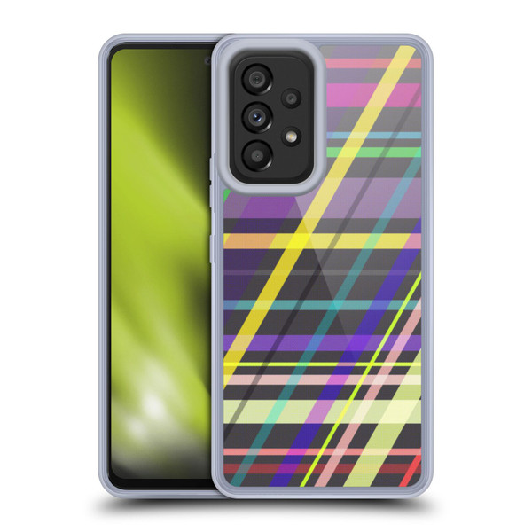PLdesign Geometric Crossing Lines Soft Gel Case for Samsung Galaxy A53 5G (2022)