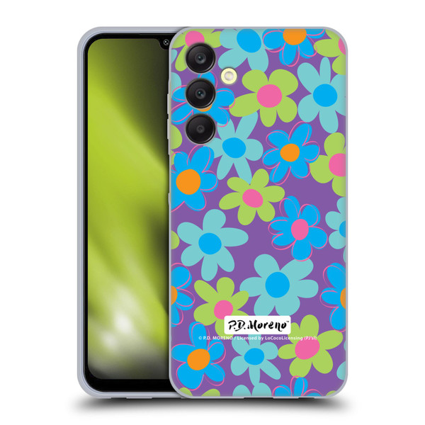 P.D. Moreno Patterns Purple Soft Gel Case for Samsung Galaxy A25 5G
