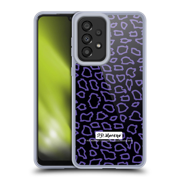 P.D. Moreno Patterns Black Purple Soft Gel Case for Samsung Galaxy A33 5G (2022)