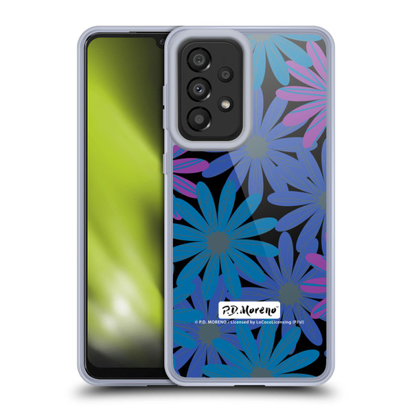 P.D. Moreno Patterns Midnight Daisies Soft Gel Case for Samsung Galaxy A33 5G (2022)