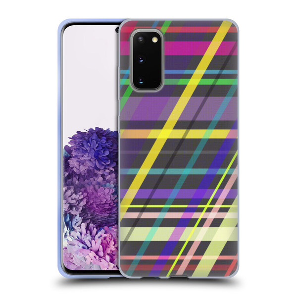 PLdesign Geometric Crossing Lines Soft Gel Case for Samsung Galaxy S20 / S20 5G