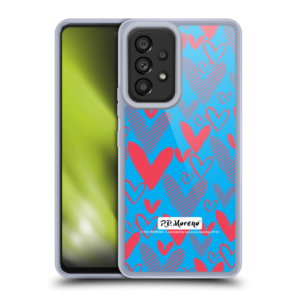 P.D. Moreno Patterns Hearts 2 Soft Gel Case for Samsung Galaxy A53 5G (2022)