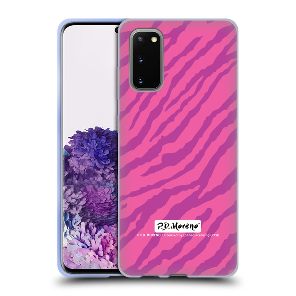 P.D. Moreno Patterns Pink Zebra Soft Gel Case for Samsung Galaxy S20 / S20 5G