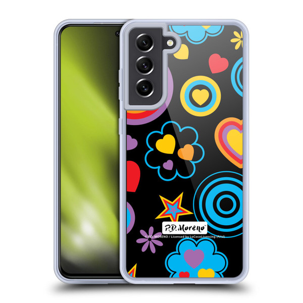 P.D. Moreno Patterns Retro Soft Gel Case for Samsung Galaxy S21 FE 5G & MagSafe