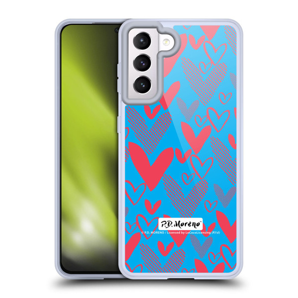 P.D. Moreno Patterns Hearts 2 Soft Gel Case for Samsung Galaxy S21 5G & MagSafe