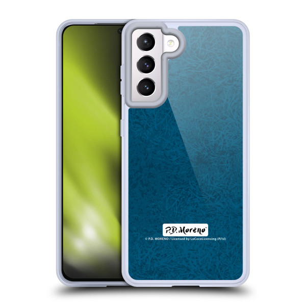 P.D. Moreno Patterns Teal Soft Gel Case for Samsung Galaxy S21 5G & MagSafe