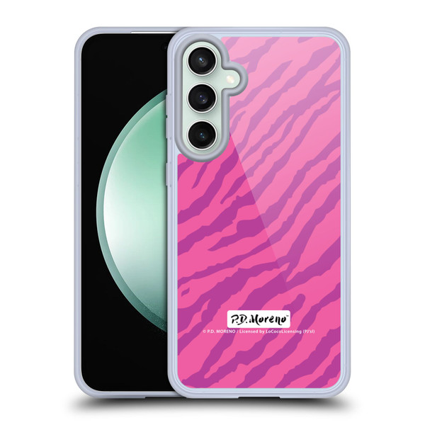 P.D. Moreno Patterns Pink Zebra Soft Gel Case for Samsung Galaxy S23 FE 5G & MagSafe