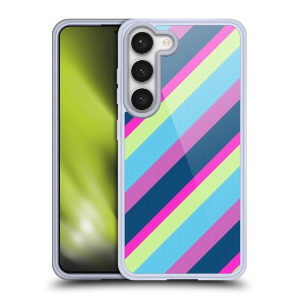 PLdesign Geometric Lines Soft Gel Case for Samsung Galaxy S23 5G & MagSafe