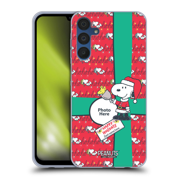 Custom Customised Personalised Peanuts Christmas Gift Soft Gel Case for Samsung Galaxy A15 & MagSafe