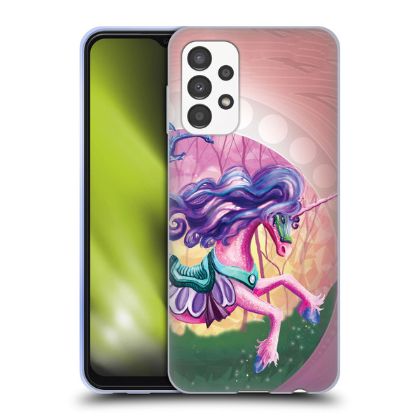 Rose Khan Unicorns Pink Spring Soft Gel Case for Samsung Galaxy A13 (2022)
