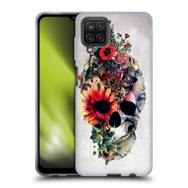 Riza Peker Skulls 6 Two Face Soft Gel Case for Samsung Galaxy A12 (2020)