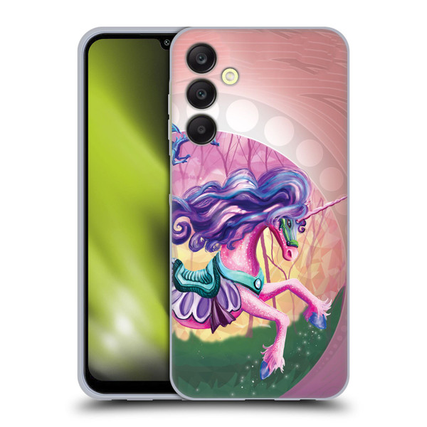 Rose Khan Unicorns Pink Spring Soft Gel Case for Samsung Galaxy A25 5G