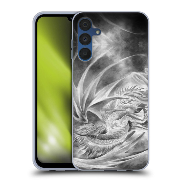 Ruth Thompson Dragons Silver Ice Soft Gel Case for Samsung Galaxy A15 & MagSafe