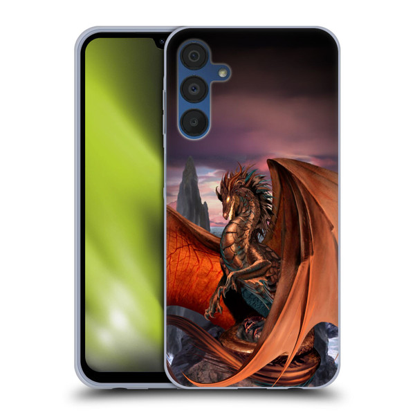 Ruth Thompson Dragons Coppervein Soft Gel Case for Samsung Galaxy A15 & MagSafe