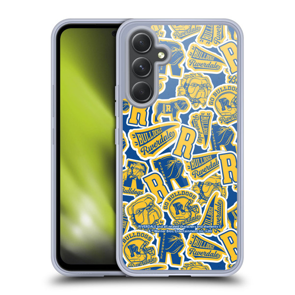Riverdale Art Icons Patterns Soft Gel Case for Samsung Galaxy A54 5G