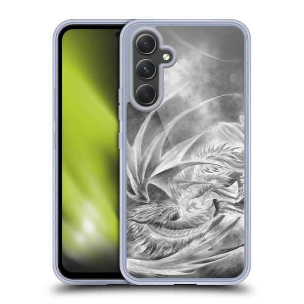Ruth Thompson Dragons Silver Ice Soft Gel Case for Samsung Galaxy A54 5G