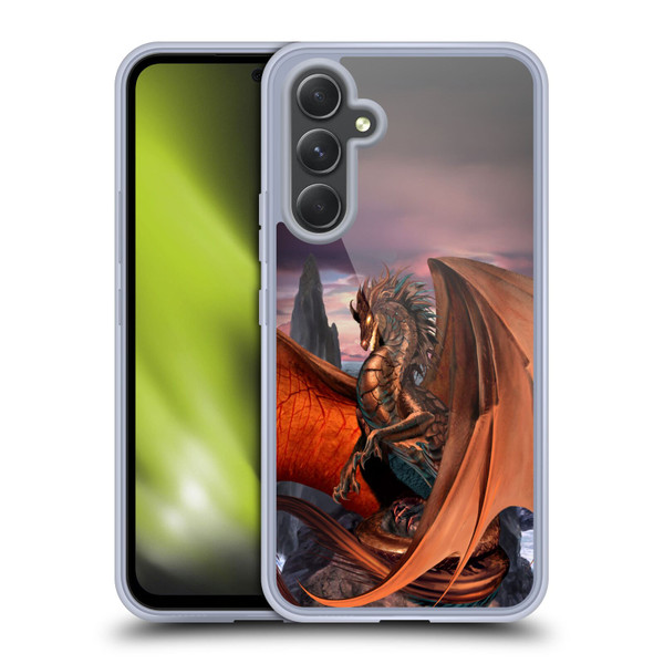 Ruth Thompson Dragons Coppervein Soft Gel Case for Samsung Galaxy A54 5G