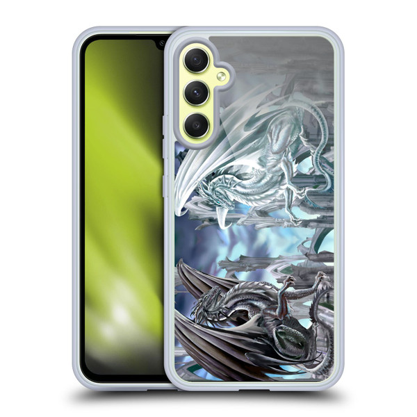 Ruth Thompson Dragons 2 Checkmate Soft Gel Case for Samsung Galaxy A34 5G