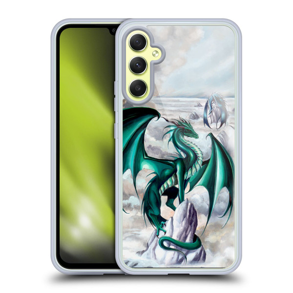 Ruth Thompson Dragons 2 Green Soft Gel Case for Samsung Galaxy A34 5G
