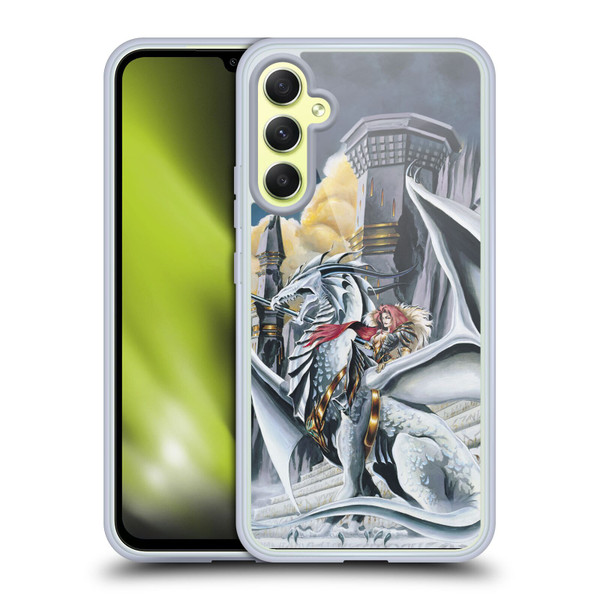 Ruth Thompson Dragons 2 Warring Tribes Soft Gel Case for Samsung Galaxy A34 5G